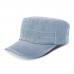 Men Denim Outdoor Sunshade All  match Adjustable Casual Vintage Military Caps Flat Hats